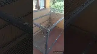Birds cage&nbsp;#finches cage#budgeries cage# slotted angles#birdscage.