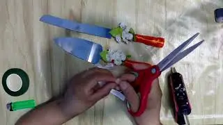 DECORANDO una PALA y un CUCHILLO🥄🔪 para un 15 a&ntilde;os 💖💥