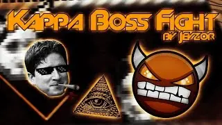 KAPPA BOSS FIGHT! (MEDIUM DEMON)(CLICKS) | GEOMETRY DASH 2.0