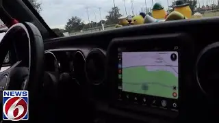 Trooper Steve checks out new tech from Seminole County Fire Department