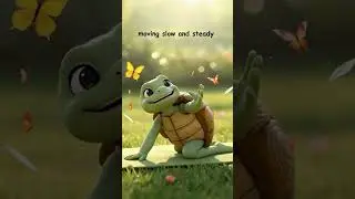 Turtle Twist 🐢 | Funny Animal Yoga for Kids | KokoYoga Shorts