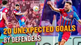 20 unexpected goals by defenders 😱 When defender scored better than striker. Best goals by defenders
