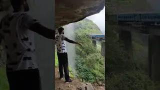 Most beautiful railway Bridge konkan railway #shorts #reels #viral #kgf2 #nature