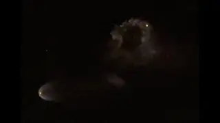 Falcon 9 boostback viewed from Santa Barbara