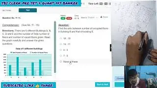 SBI CLERK Pre QUANT Sectional Mock | Daily Practice | Set 7 #mocktest #sbipo #sbiclerk #sbi #ibps