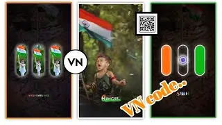 Happy Independence Day Lyrics Video VN code| 15 August Video VN code| VN code template Tutorial