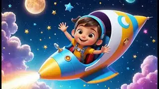 Zoom Zoom Zoom in My Rocket Ship + More | Fun Space Travel Rhyme for Kids