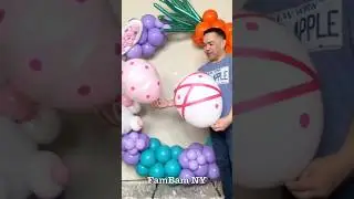 Easter Balloon Decor (Spring Balloon Ideas) #balloons #easter #globos