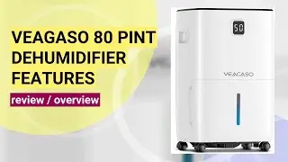 VEAGASO 80-Pint Dehumidifier Review: Perfect for Large Spaces!