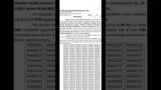 HPSSC pharmacist (allopathy) post code 894 result screening 16/11/2021 #results  #post code 894