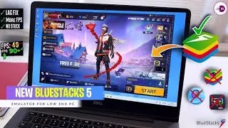 FREE FIRE 240+ FPS on Low End PC! 🔥 BlueStacks 5 Lite BEST Settings (NO LAG)