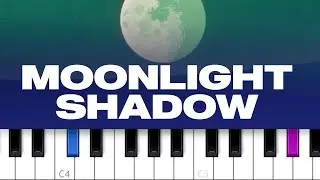 Mike Oldfield ft Maggie Reilly - Moonlight Shadow (piano tutorial)