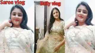 💞💖Saree vlog || house cleaning hot vlog || Indian housewife vlog