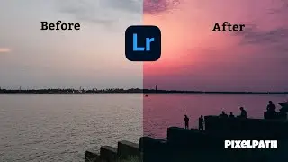 Lightroom Before and After : Transform any photo in minutes! Blue-Magenta Color grading