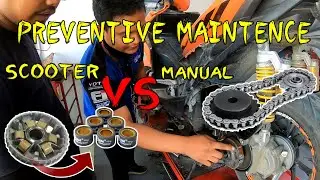 Preventive maintenance (Scooter VS Manual) |Yamaha 3S Shop |CDO2CYCLES