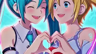 # TRES CANCIONES # VOCALOID # 2 Miku y 1 Rin