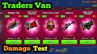 Traders Van Damage Test | Powerful Weapons - Pixel Gun 3D