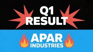 APAR INDUSTRIES Q1 RESULT 🔥💯