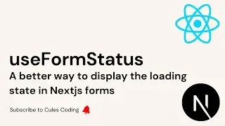 useFormStatus | Better way to display the loading state in Nextjs forms | React  | Server component