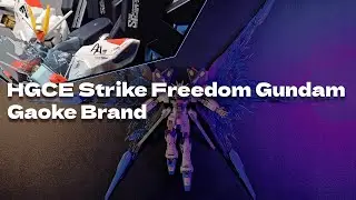Gaoke (GK) HGCE 1/144 Strike Freedom Gundam w/ Wings of Light ASMR, Assembly, Build, and Review