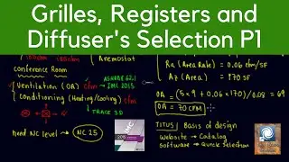 Grilles, Registers and Diffuser's Selection P1