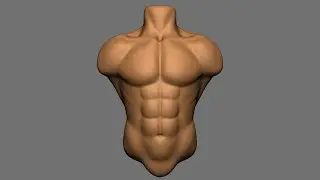 Sculpting a Torso using ZBrush in under 10 minutes