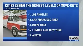 PODS moving company lists Austin among top move-out cities