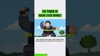 THE POWER OF INDIAN STOCK MARKET#trading #mahakumbh#2025goals #animation#kids#gun solder cartoon#nse