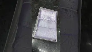Lavender silver saree unboxing 🫶Best combination ever 💫 #indiasilk #kanchipattu