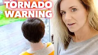 WOKE UP TO A TORNADO WARNING | Family 5 Vlogs
