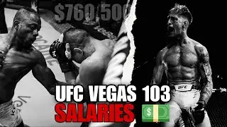 UFC Vegas 103 Fighters' Pay | Kape vs Almabayev
