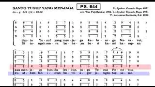Bass PS 644 Santo Yusuf Yang Menjaga  #satbguides #lagumisa #gerejakatolik #paduansuaragereja