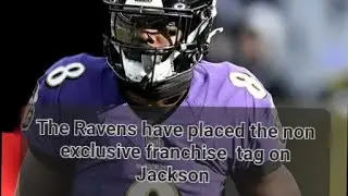 Lamar Jackson given non-exclusive franchise tag #nflnews #sportstalk #sportsnewsdaily #nfl