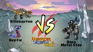 Reptie & Killeraptor in action - Monster Legends