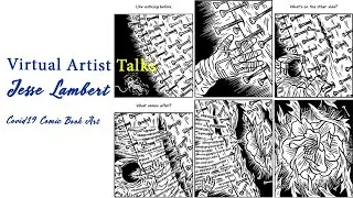 Virtual Artist Talks: Jesse Lambert, Covid-19 Comic Book Art: Unexpected & Beautiful Ending