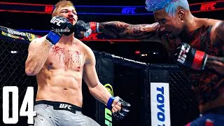 UFC 4 Career Mode - Part 4 - UFC DEBUT KNOCKOUT!