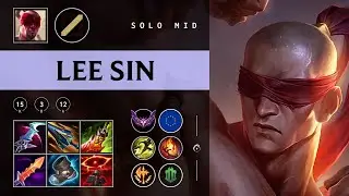 Lee Sin Mid vs Akali - EUW Master Patch 25.24