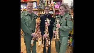 Flight Lieutenants Mark Scott and Phoebe Valentine-Wood will embark on t 'Flight of the Giraffes'