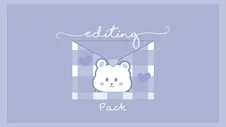 ☆AESTHETIC EDITING PACK☆ |overlays|fonts|loading screens|Aesthetic music|intro templates|