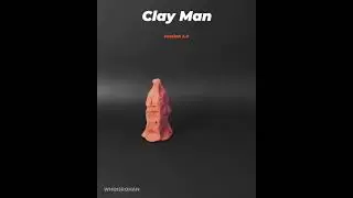 Stop Motion of creating a clay man... | whoisrohan