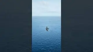 Epic Jet Dive Over the Ocean 🌊✈️ | Cinematic Crash