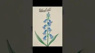 Day  13&ndash; Bluebell | Series 2: 30 Days of Watercolour Flowers