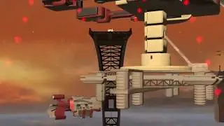 Super Smash Bros. Ultimate - Port Town Aero Dive Stage Background