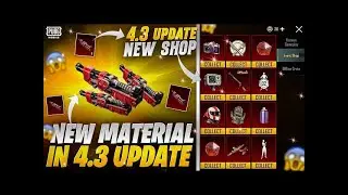 New Materials & Paint In 4.3 Update | New Shop In 4.3 Update | PUBGM