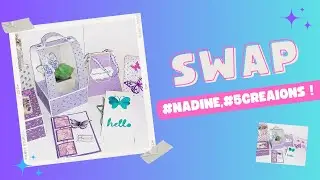 🎀UN SWAP REMPLIE DE BELLE SURPRISE! 🎀#swap, #scrapbooking, #2024