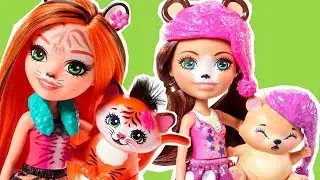 New upcoming Enchantimals dolls: Wolf, Tiger, Swan, Polar Bear and cute playsets