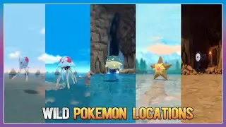 Pokémon BDSP - Tentacool,Tentacruel,Qwilfish,Staryu & Unown Locations