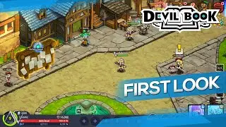 Devil Book: Hand-Drawn Action MMO (Android/iOS) - First Look Gameplay!