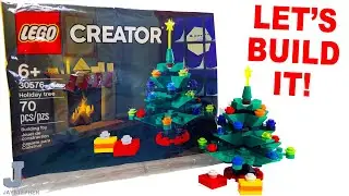 LEGO Creator Holiday Tree 30576 Unboxing, Build, & Exploration