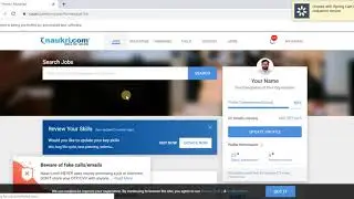 Script to auto-update naukri.com website